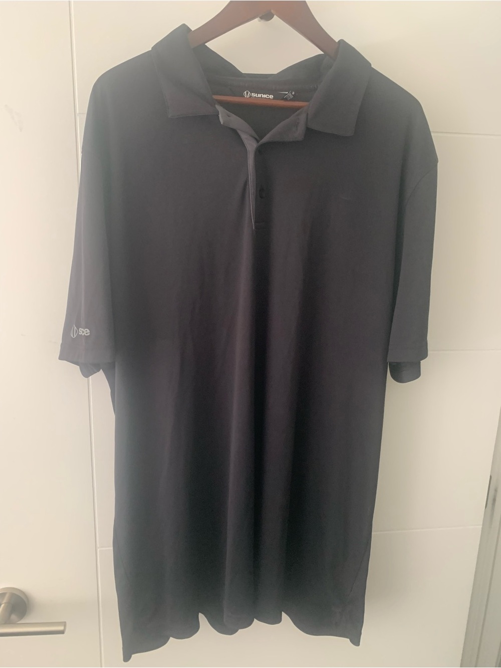 Sunice Men's Black Polo Shirt A9